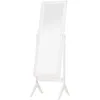 Image de miroir HOMCOM Bois 47x46x148cm Blanc