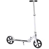 Image de Trottinette - HOMCOM - pliable guidon réglable 4 niveaux système freinage arrière enfant adolescent - acier - 88x37x75-100cm - blanc