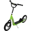 Image de Trottinette patinette enfants - HOMCOM - dès 5 ans grandes roues guidon réglable poignée frein et béquille - acier - vert