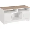 Image de Meuble Tv 2 Portes 3 Niches Effet Bois