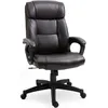 Image de Fauteuil de bureau manager ergonomique grand confort simili cuir chocolat