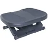 Image de Repose-pied de bureau - HOMCOM - ergonomique hauteur et inclinaison réglables confort travail - plastique - 45x34cm - gris