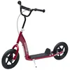Image de Trottinette enfant - HOMCOM - patinette pneus 30 cm guidon réglable frein béquille - acier - dès 5 ans - rouge