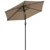 Image de Outsunny - parasol - Métal - 230x230x216cm - Beige