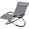 Image de Chaise Longue À Bascule Pliable Rocking Chair Design Contemporain
