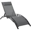 Image de Bain De Soleil Design Contemporain Inclinable Tétière