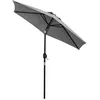 Image de Parasol Hexagonal Inclinable Métal Polyester Haute Densité