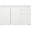 Image de Commode Buffet 2 Tiroirs 3 Portes 117 X 36 X 74 Cm