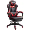 Image de Vinsetto - Fauteuil de bureau - Revêtement synthétique PU - 65x70x128.5cm - Rouge