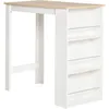 Image de Table De Bar Avec Rangement 3 Étagères