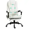 Image de Fauteuil De Bureau Direction Massant Repose-pied Intégré Revêtement Pu