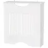Image de Cache-radiateur design panneau 78 x 19 x 82 cm mdf blanc