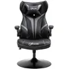 Image de Vinsetto - fauteuil gamer - Simili cuir - 67x70x112cm - Gris clair Noir