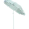 Image de Parasol Inclinable Octogonal Ø 180 Cm Vert Blanc Rayé