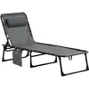 Image de Transat Pliable Portable Dossier Réglable