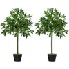 Image de Lot De 2 Lauriers Artificiels