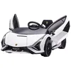 Image de Voiture électrique enfants - HOMCOM - lamborghini sian 12 V télécommande 2.4 G effets sonores LED - ABS - blanc