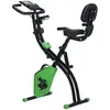 Image de vélo dappartement HOMCOM Acier 105x48x118cm Vert Noir