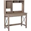 Image de Bureau Bibliothèque 2 En 1 - 3 Niches - Panneaux Particules Métal