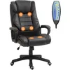 Image de Fauteuil De Bureau Direction Massant Grand Confort Revêtement Synthétique
