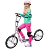Image de Trottinette - HOMCOM - patinette grandes roues pneumatiques Ø 41 cm avec pegs - acier - rose