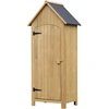 Image de Armoire De Jardin 1 Porte 3 Étagères
