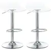 Image de Lot De 2 Tabouret De Bar Design Contemporain Métal Acrylique