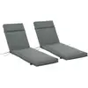 Image de Lot De 2 Matelas Pour Bain De Soleil Transat Polyester Déperlant