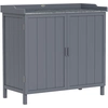Image de Armoire De Jardin Table De Rempottage 2 En 1
