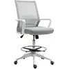 Image de Fauteuil De Bureau Assise Haute Tissu Maille