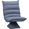 Image de Fauteuil Relax Pivotant Inclinable Tissu Velours Microfibre
