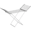 Image de Séchoir étendoir à linge électrique chauffant pliable 2 ailes repliables 230w 45-55°c aluminium