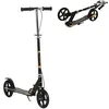 Image de Trottinette enfant - HOMCOM - pliable 2 roues 7-14 ans guidon réglable 3 niveaux double frein - acier - noir