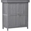 Image de Armoire De Jardin Sur Pied 2 Portes Étagère