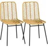 Image de Lot De 2 Chaises De Jardin Style Colonial