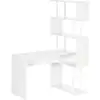 Image de Bureau Informatique Design Contemporain Avec Bibliothèque Zig Zag