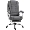 Image de Vinsetto - Fauteuil de bureau - Polyester - 65x70x118cm - Gris foncé