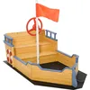 Image de Bac À Sable Bateau De Pirate Multi-équipé