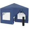 Image de Barnum Pop-up Pliant Dim. 3l X 3l X 2,58h M 2 Fenêtres Sac