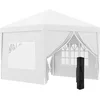 Image de Barnum Pop-up Pliant Dim. 3l X 3l X 2,58h M 2 Fenêtres Sac