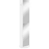 Image de Meuble Colonne De Salle De Bain Pivotant 36 X 36 X 171 Cm Blanc