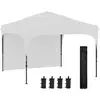 Image de Tonnelle barnum de jardin pliant - dim. 3l x 3l x 2,65h m - acier oxford blanc