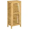 Image de kleankin - Armoire de salle de bain en bambou - Bambou - 30x19.9x70cm - Bois naturel