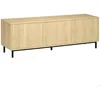 Image de HOMCOM - Meuble TV - Panneau de particules - 150x40x51cm - Bois naturel