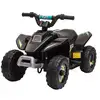 Image de Quad électrique enfant - voiture électrique enfant - marche av, ar - 6 v, v. Max. 4,6 kmh - noir
