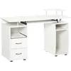 Image de Bureau Informatique Design Multi-rangement Blanc