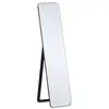 Image de Miroir sur pied et mural rectangulaire dim. 37l x 43l x 156h cm verre mdf noir