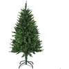 Image de Sapin de noël artificiel - HOMCOM - 310 branches support acier socle pliable décoration fête - acier - 120cm - vert