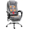Image de Vinsetto - fauteuil de bureau - Tissu microfibre - 65x70x119cm - Gris clair