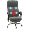 Image de Vinsetto - Fauteuil de bureau - Velours (100% polyester) - 64x70x117cm - Gris
